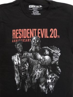 Resident Evil Video Game 20th Anniversary Licensed T-Shirt