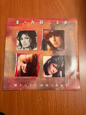 Manic Monday/In A Different Light by The Bangles 45 RPM Picture Sleeve Columbia