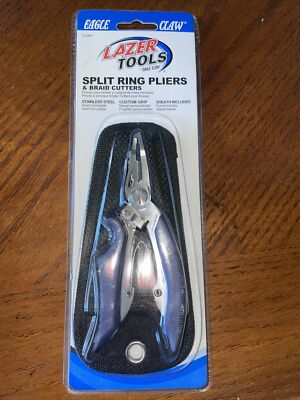 Eagle Claw Laser Sharp Split Ring Plier Braid Cutter