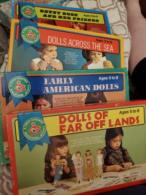 1969 A Child Guidance Educational Activity Paper Dolls 4 Pk 
