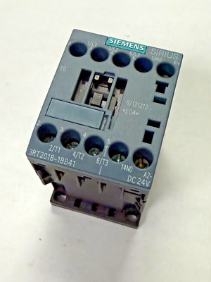 Siemens Sirius 3RT2018-1BB41 IEC Magnetic Contactor, 24VDC