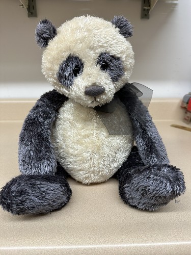VGUC-17” Gund Heads Tales Black White Panda Bear Plush Stuffed