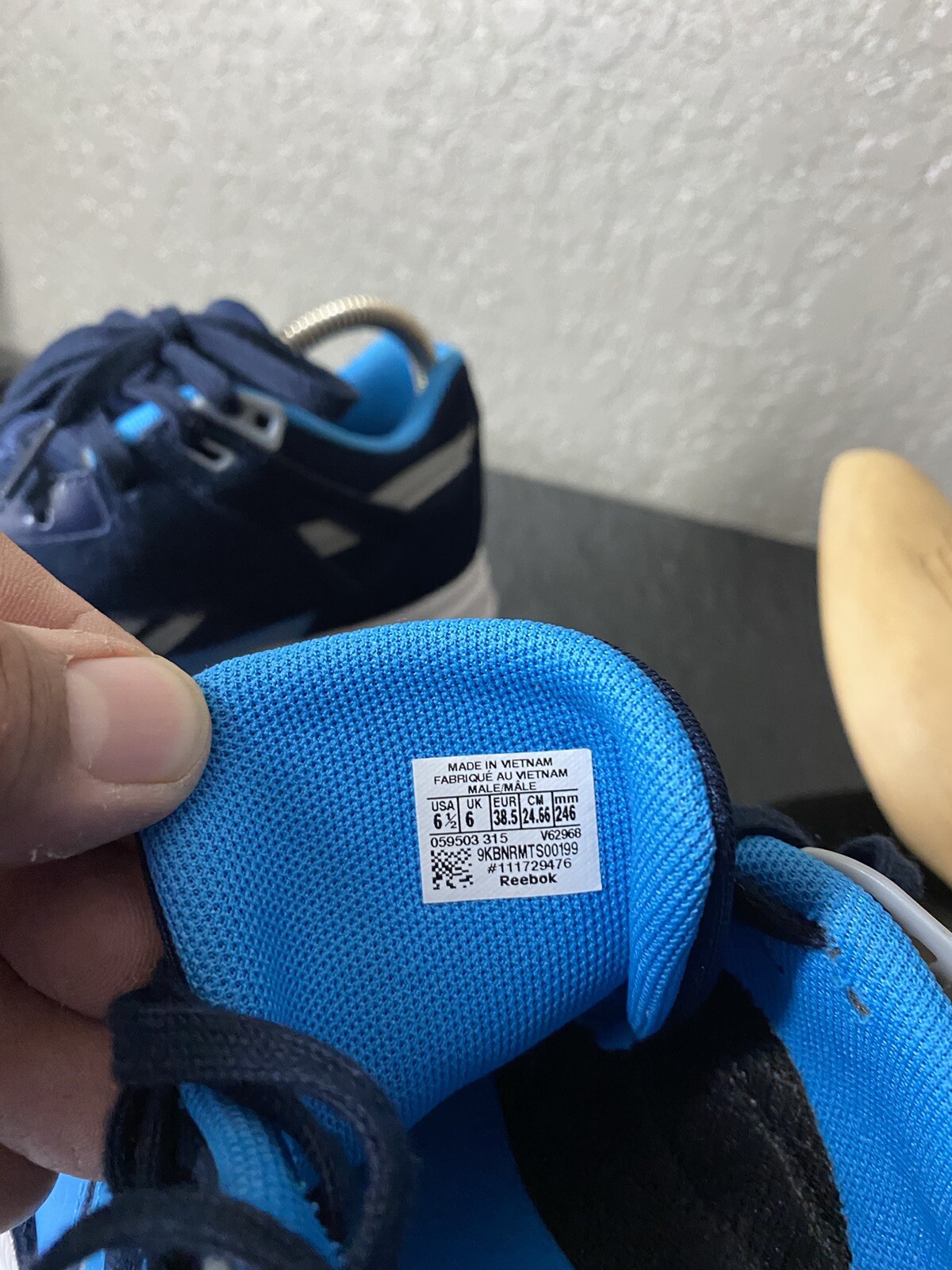 Reebok Ventilator Hexalite Blue White 