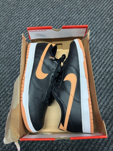 Nike Dunk Low Retro Black Amber Brown White DV0831-004 Mens