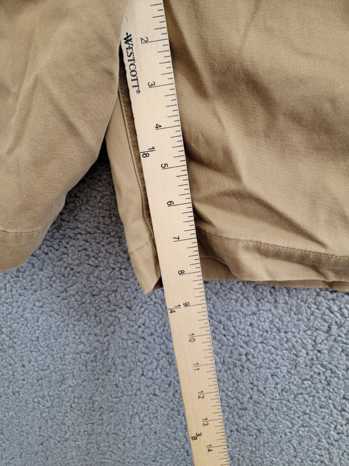 Polo Ralph Lauren 8-Inch Relaxed Fit Chino Shorts Men's 33 Sandsurf Button Zip - Picture 7 of 18
