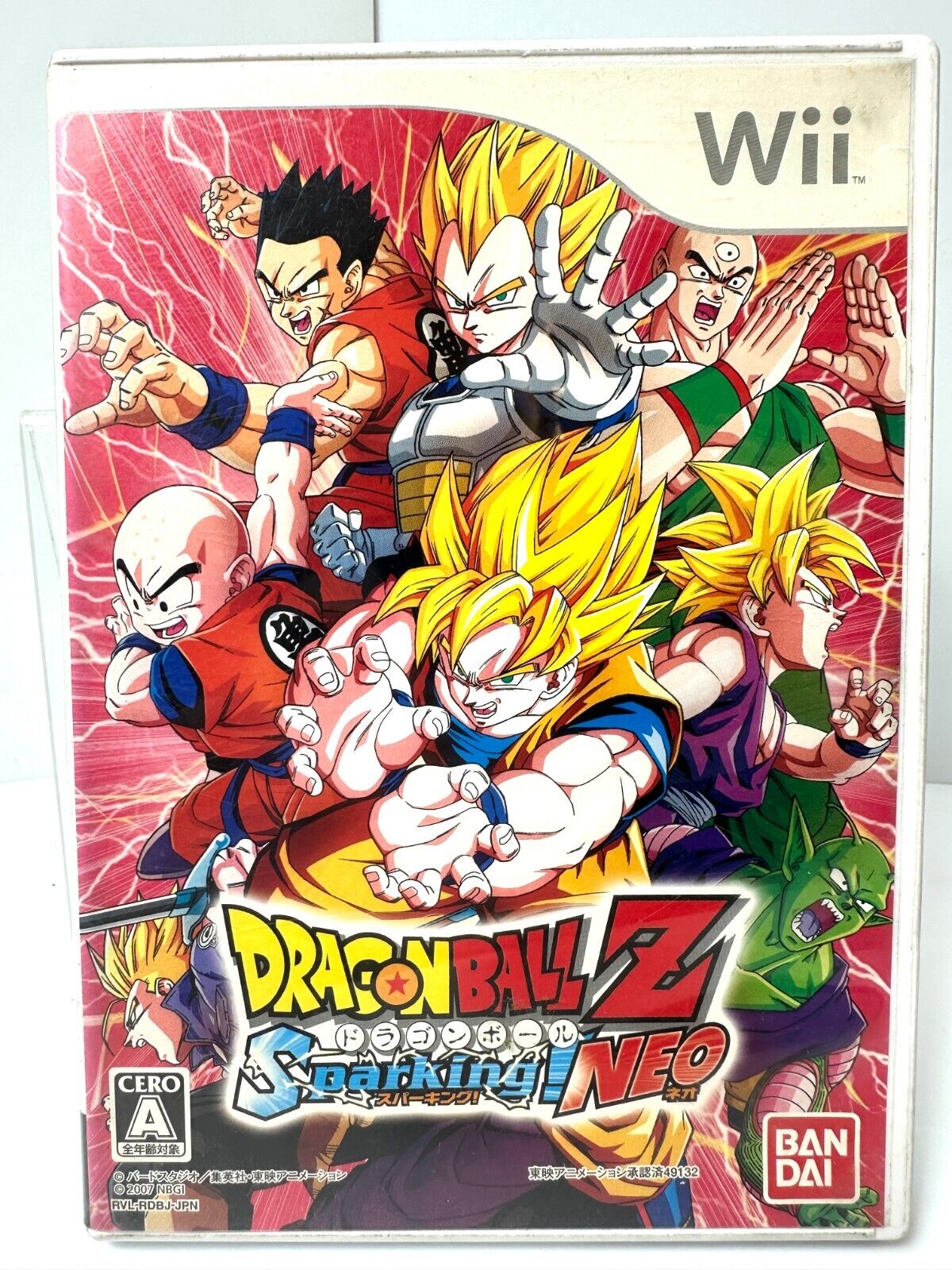 Nintendo Wii Dragon Ball Z Sparking Neo Bandai Namco NTSC-J Nintendo Wii Dragon Ball Z Sparking Neo Bandai Namco NTSC-J