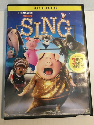Sing Special Edition DVD Ships Free Same Day with Tracking