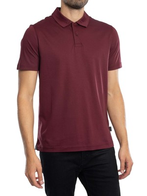 Мужская тонкая рубашка поло Ted Baker Soft Touch, красная