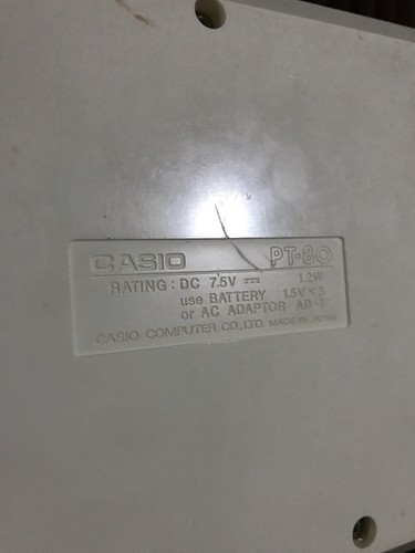 Casio Piano Music Player (WORKS PERFECTLY!)