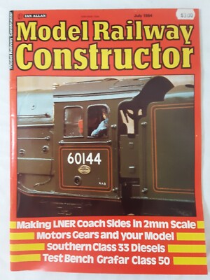 Model Railway Constructor #603 July 1984 FREE SHIPPING British diesel locomotive