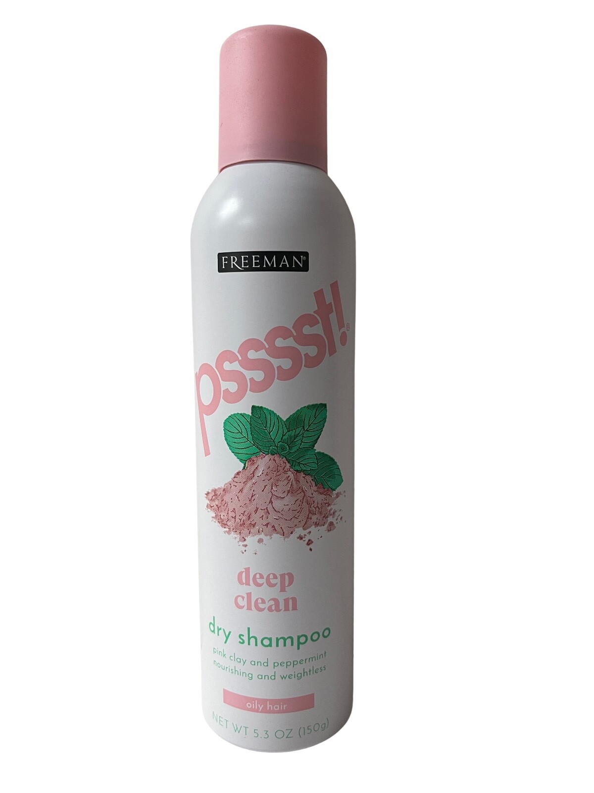 Freeman Psssst! Deep Clean Dry Shampoo For Oily Hair 5.3 oz NEW!
