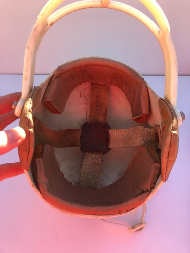 Vintage Bart Starr Endorsed McGregor Football USA Helmet Size S Small E688G