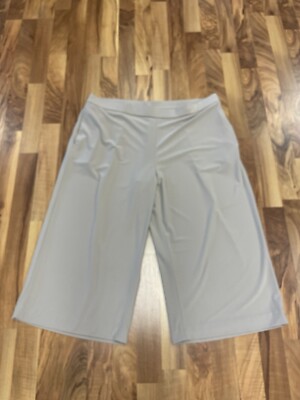Dennis By Dennis Basso Tan Capri Pull On XLP Pants Nice @@