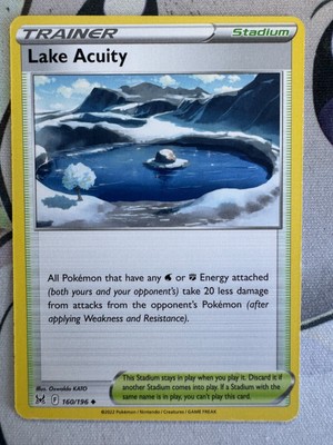 Lake Acuity Non Holo English Pokemon TCG BKZ267