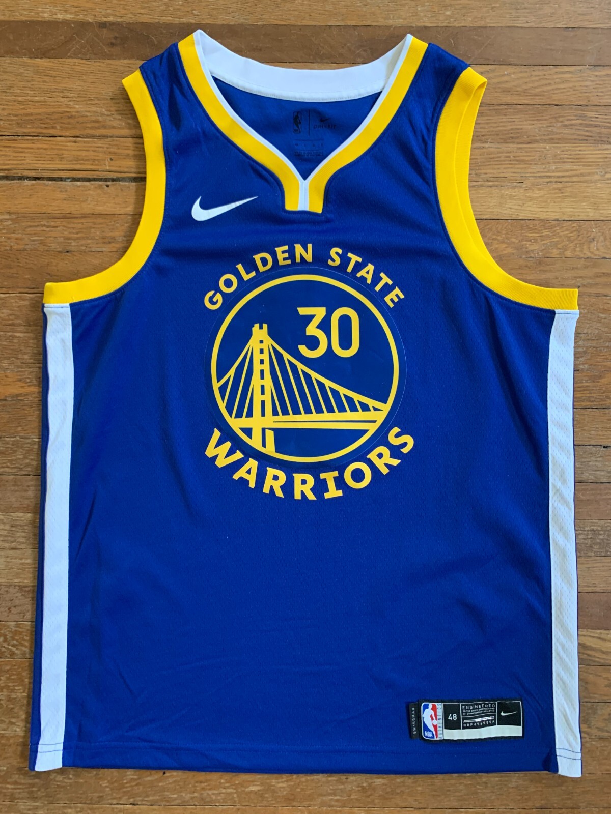 人気メーカー・ブランド Curry Stephen Swingman Nike L 48 Men's Golden Warriors State ウェア