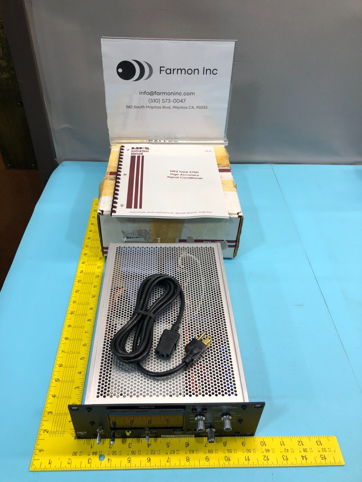 MKS 270C-4 Type 270 Signal Conditioner, Display, 150968