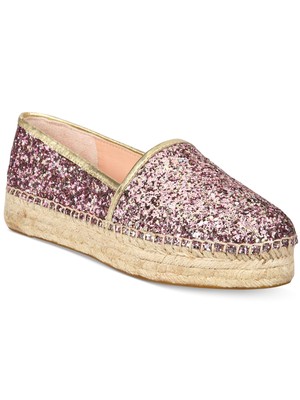 Женские слипоны KATE SPADE NEW YORK бежевого цвета на платформе Linds 6,5 м