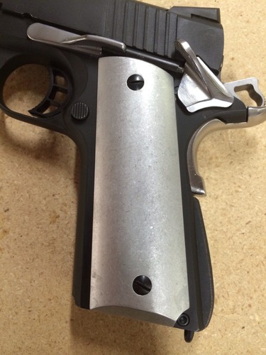 Aluminum 1911 Grips Colt Kimber Springfield engravers special