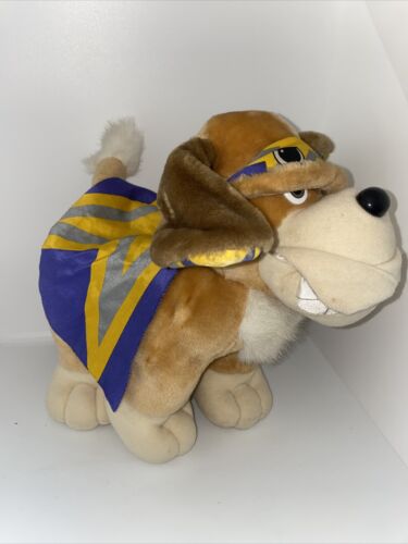 Vintage 1991 Tonka Pooch Patrol Puppy Dog Plush Stuffed Animal Toy w/ Cape 90s