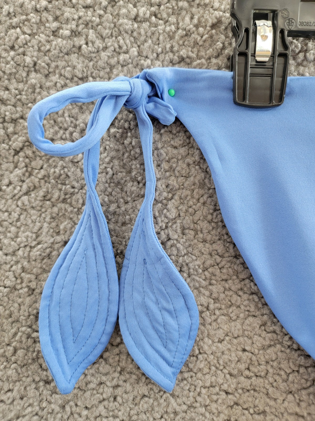 Peixoto Juliet Bikini Bottom Women's S Lazuli Blue Solid Side Tie Closures - Picture 18 of 24