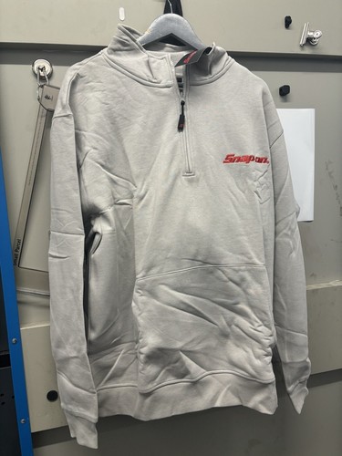 *New* Snap On Tools Jumper Hoodie Sweather White/grey New Official Pullover XXXL