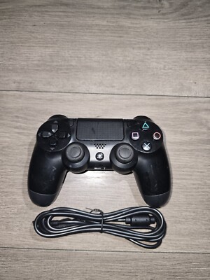 Original Sony DualShock PlayStation 4 PS4 CUH-ZCT1U Black Controller