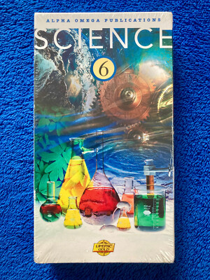 SEALED Alpha Omega Publications SCIENCE 6 VHS Tape Lab Projects Experiments