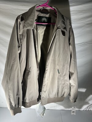 Weatherproof Men's Microfiber Lightweight Golf Jacket Stone .. XL .. NWT