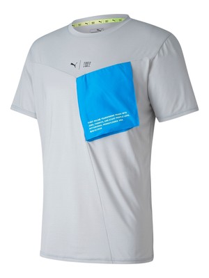 

Мужская серая футболка с логотипом PUMA Classic Fit, Серый, 51945301