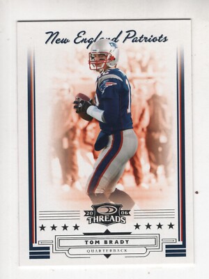 2006 Donruss Threads Tom Brady New England Patriots #63