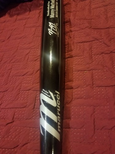 Manny Machado Autographed Marucci Game Model Bat. Jsa