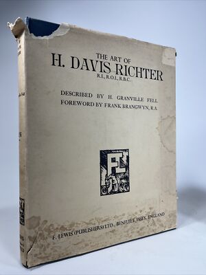 The Art of H Davis Richter Fell Brangwyn SIGNED Painter Interiors Still Life 