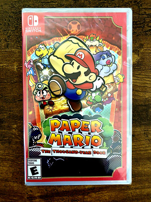 Paper Mario: Thousand Year Door Nintendo Switch Brand New Factory Sealed