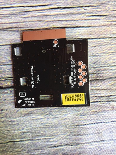 LG 49LJ5100 IR Sensor Button Board EBR83592901