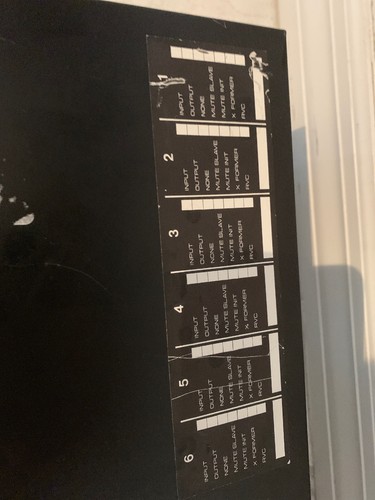 ALTEC LANSING 1707B PRE-AMP MIXER AMPLIFIER Model 1707B, Untested, Powers On