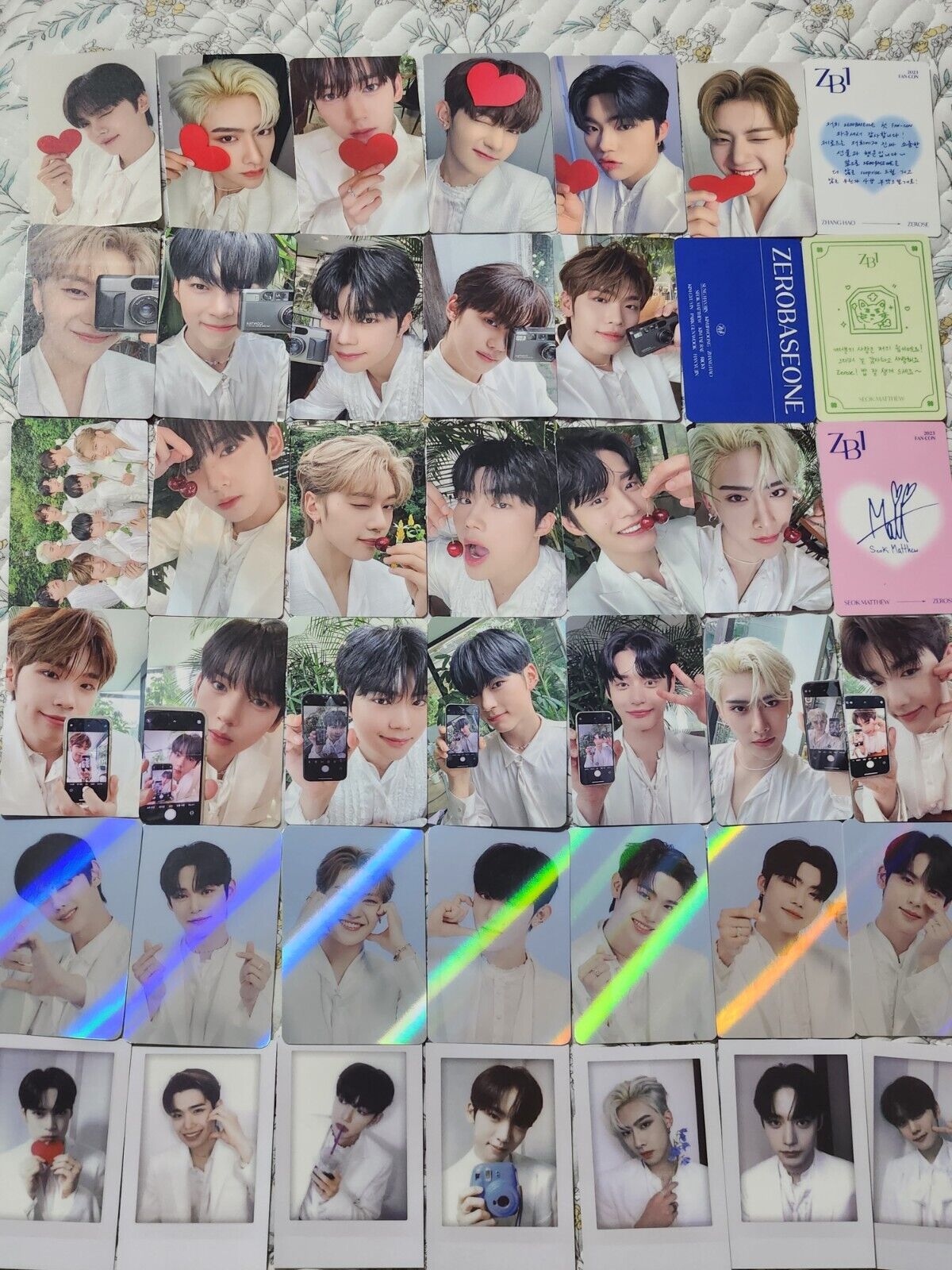 ZB1 ZEROBASEONE RANDOM PHOTOCARD SET 2023 FAN-CON CONCERT IN ZB1 ZEROBASEONE RANDOM PHOTOCARD SET 2023 FAN-CON CONCERT IN