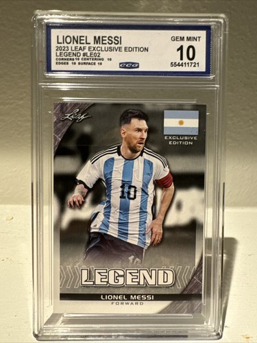 2023 Leaf Exclusive Edition - Lionel Messi - Legend #LE02