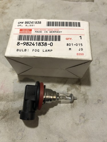 Isuzu Fog Lamp Bulb Brand New Genuine 8982418380 | eBay Isuzu Fog Lamp Bulb Brand New Genuine 8982418380 | eBay
