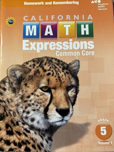 Grade 5 Volume 1, Math Expressions. HOMEWORK and REMEMBERING