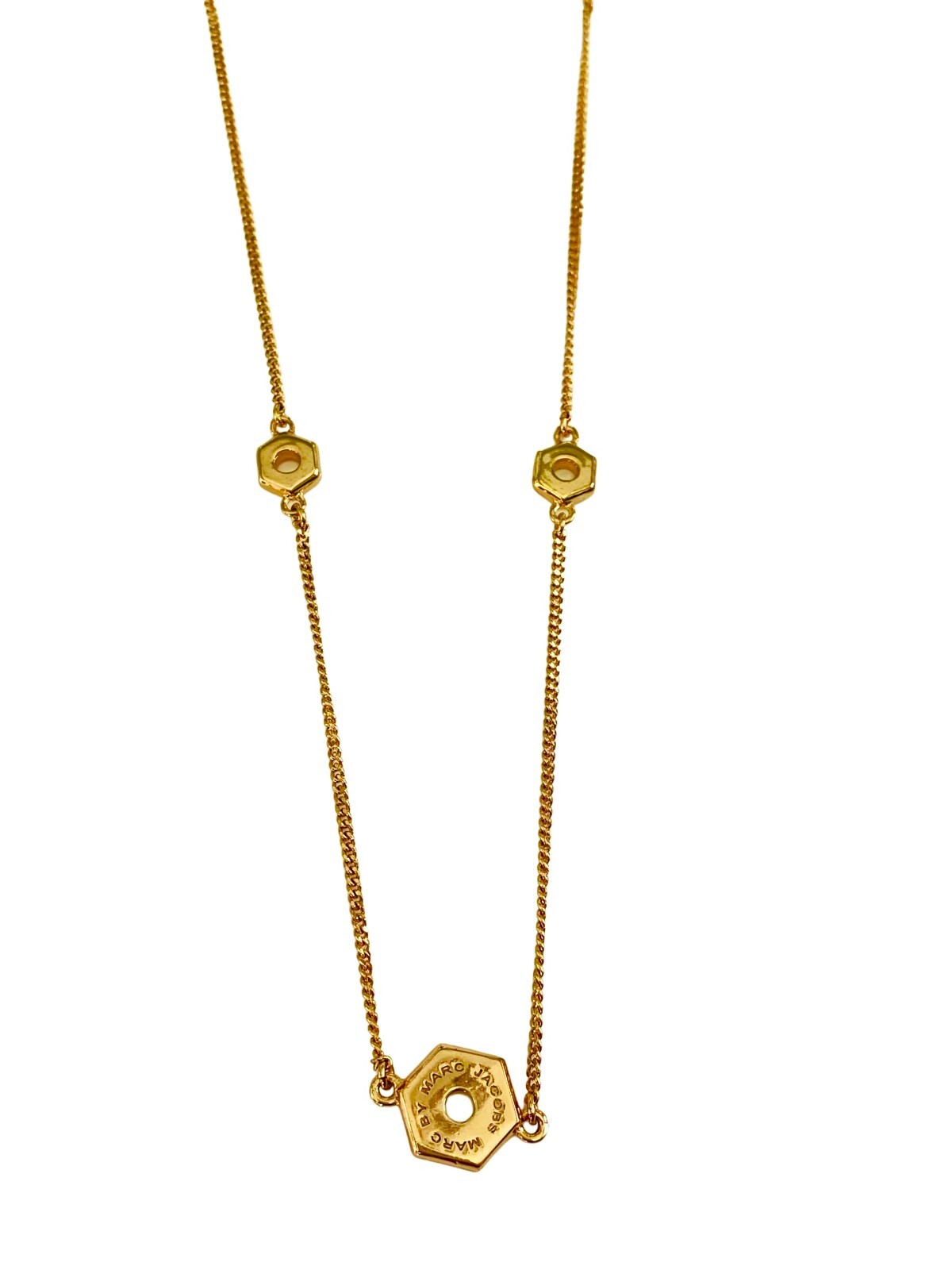ネックレス・ペンダント Button Pendant Necklace - Marc Jacobs - l - Gold Marc Jacobs The Button Pendant necklace for Women - Gold in
