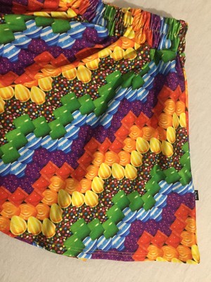 Zara Terez Candy Crush Chevron Skater Skirt Multi-Color Big Girls Size L NWT!