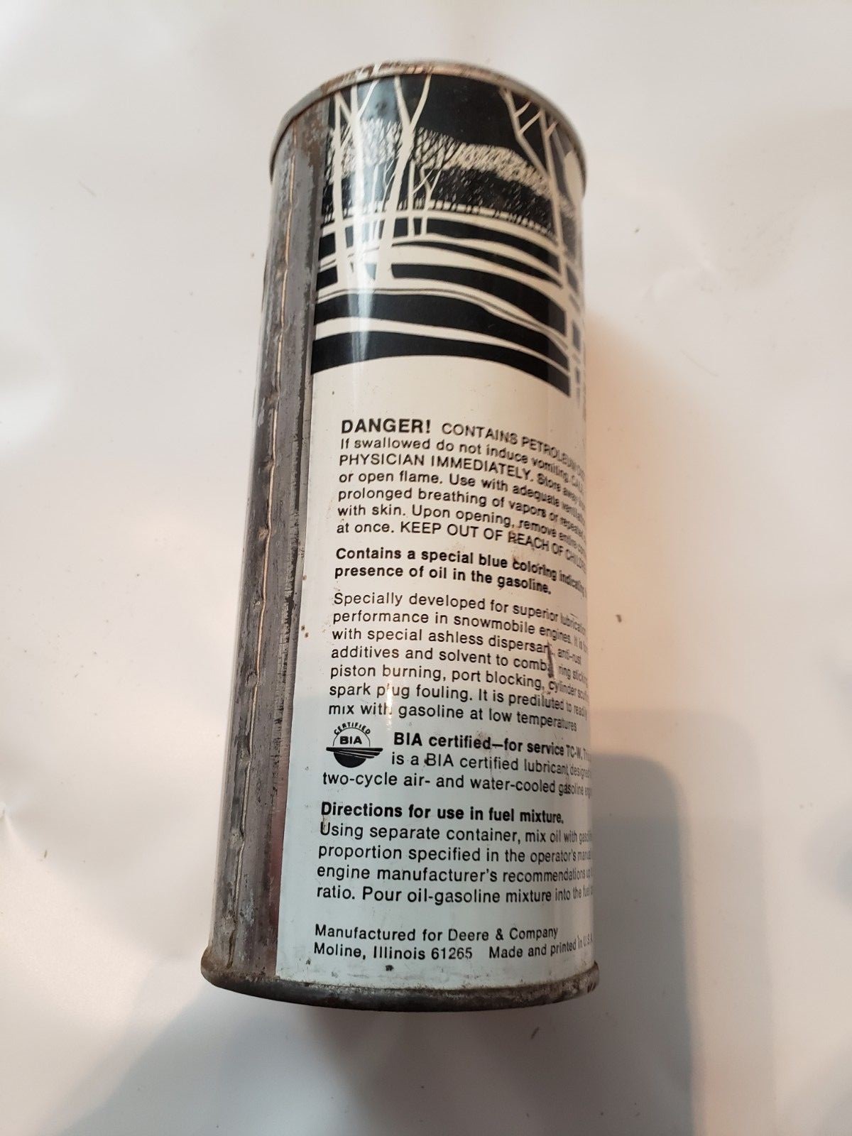 2 Cycle John Deere Engine Oil 16 Oz Can PT560 O4