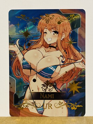 NAMI One Piece UR Goddess Story Anime Waifu Card Girl Foil Doujin ACG