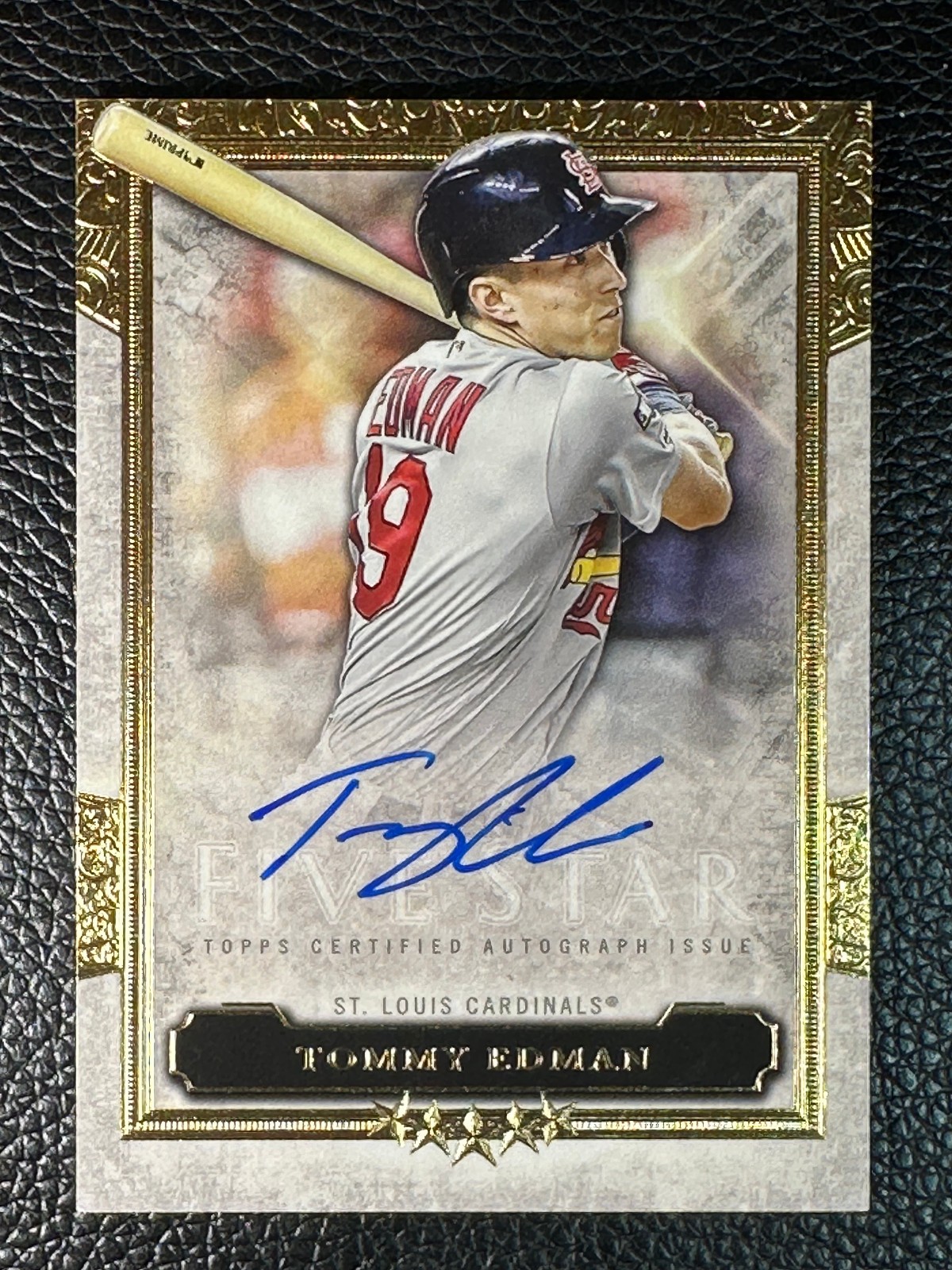 2020 Topps Five Star Tommy Edman Auto Autograph