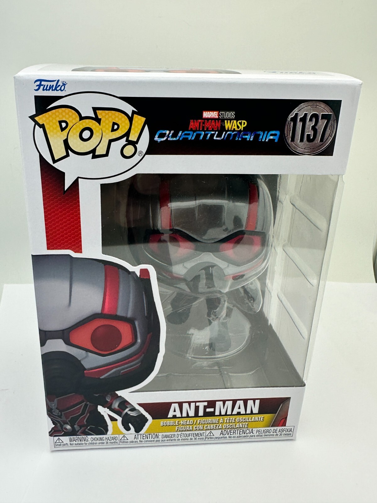 Funko Pop Marvel Ant-Man and the Wasp Quantumania #1137 Ant-Man + PoP Protector