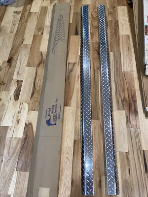 UWS 94-02 S10, S15 & 92-02 Isuzu 6'  Diamond Plate Tread Bed Rail Caps Protector