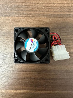 Star Tech 6X2 Cm LP4 Replacement Ballbearing Fan Black Very Good