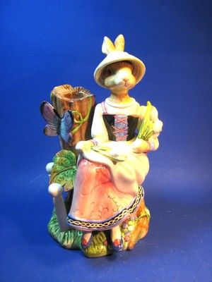 Vintage FITZ & FLOYD Classics : Old World RABBIT CANDLE HOLDER ... Original Box!