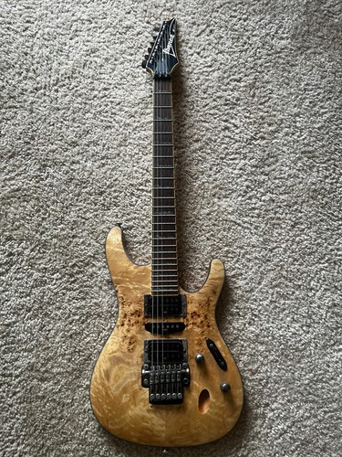 ギター Ibanez S770PB-NTF Natural Flat Ibanez S770PB - Poplar Burl Natural Flat | Sweetwater