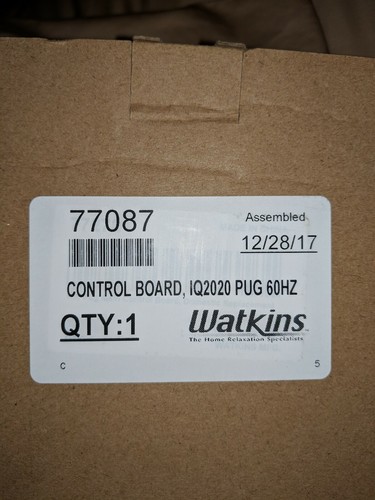 New Watkins 77087 Control Board IQ2020 PUG 60HZ Model Years 2001-2009.5